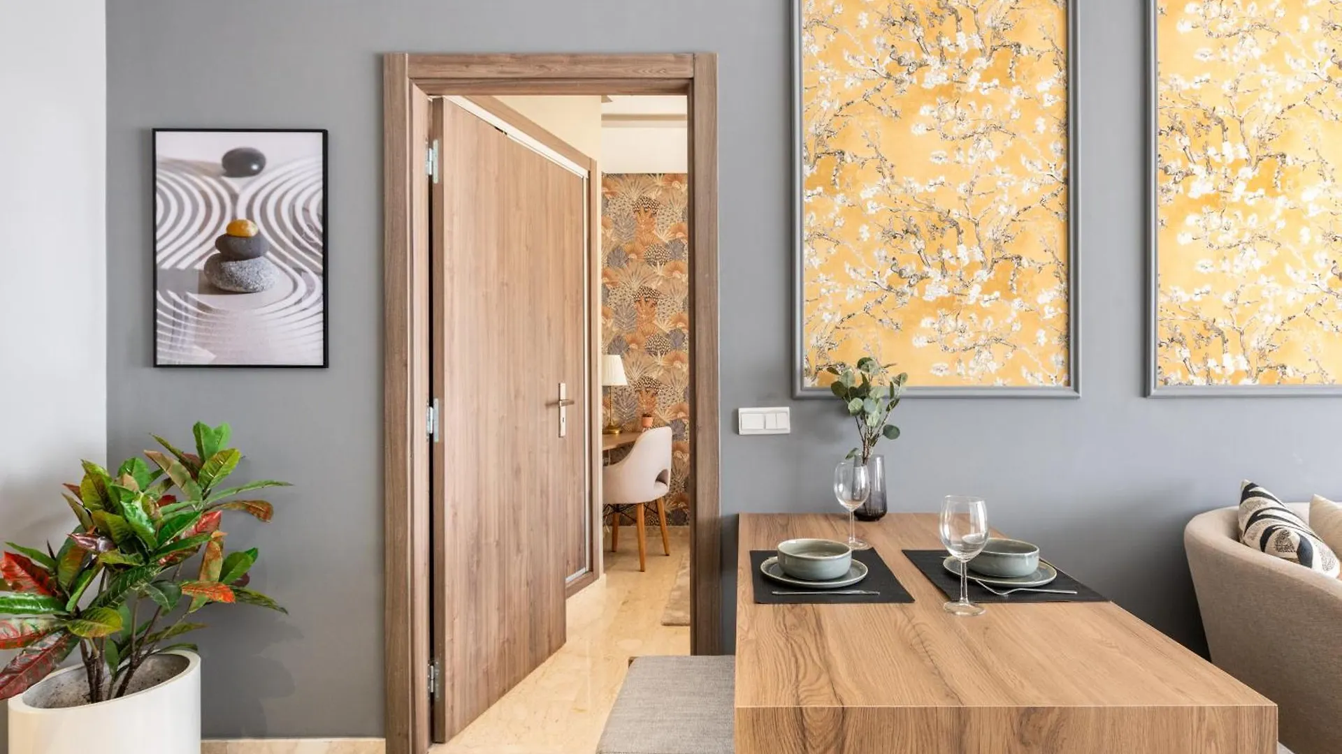 The Twenty-Six Palmier By Ib Signature - Design 1Bedroom Apt With Wifi, Parking, Self Check-In, 24 X7 Security - City View With Terrace - Walk To Cafes! City Centre, Tram Casablanca